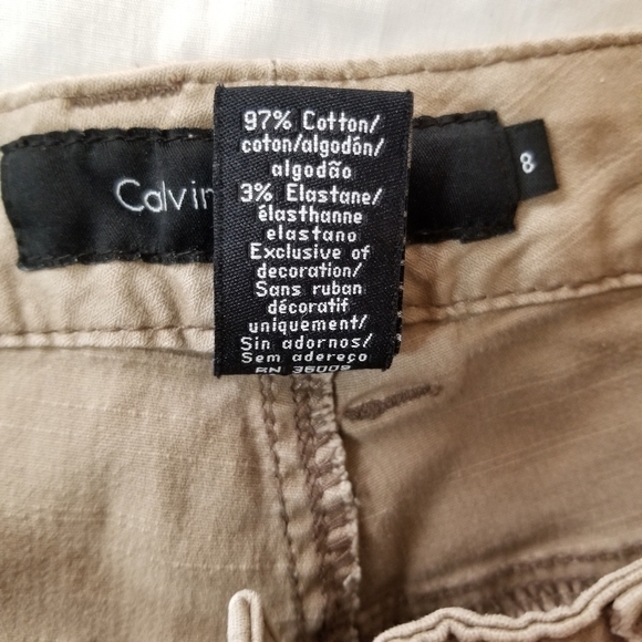 Calvin Klein tan cotton blend jeans in size 8 - Picture 4 of 10